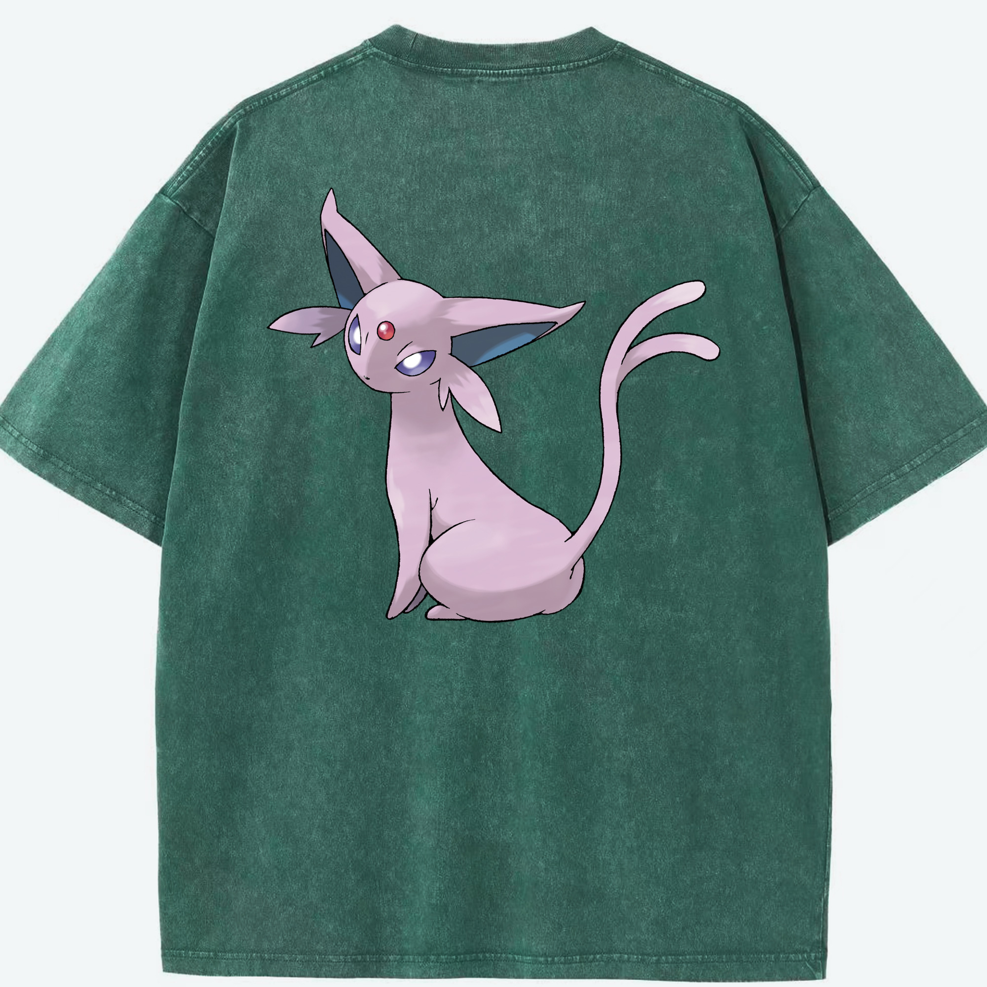 （画像用） ポケットモンスター Pokémon 綿100% ヴィンテージ風 半袖Tシャツ（背面プリント）